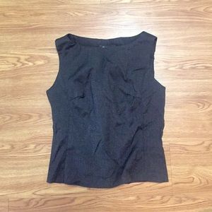 NWOT Gray fitted top