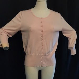 Pretty pink top and sweater set