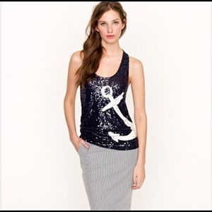 J Crew Sequin Tank - Small