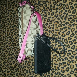 Wrist coach purse and clutch coach purse