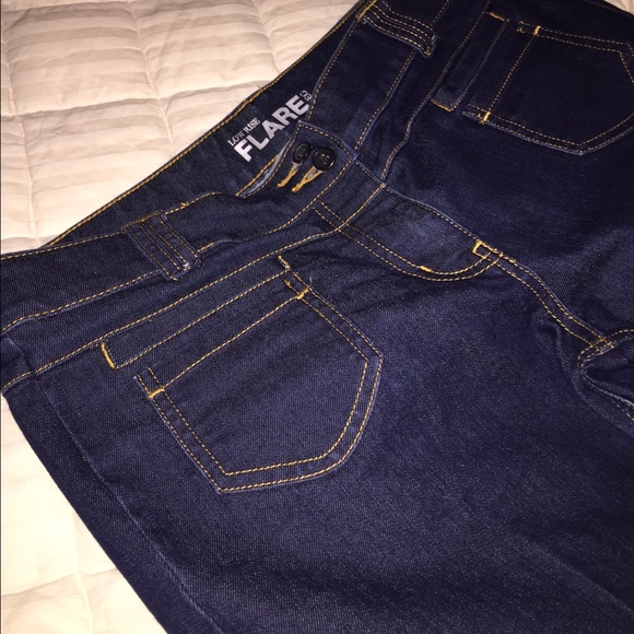 Dark denim jeans