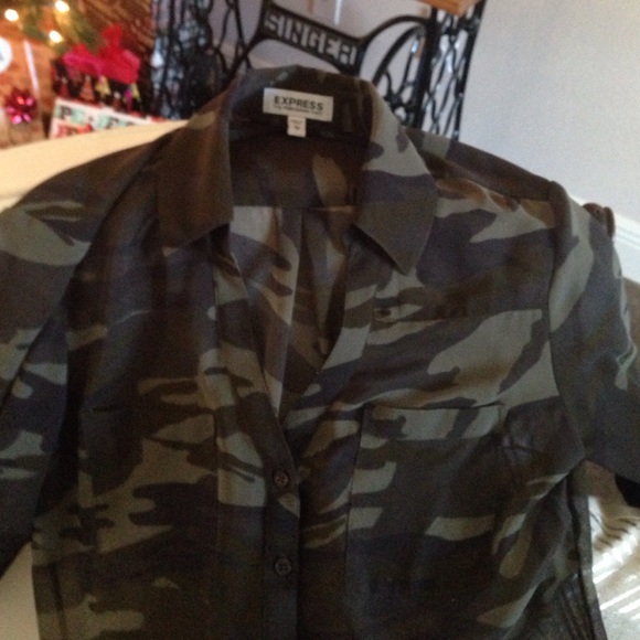 Sheer CAMO express portofino shirt