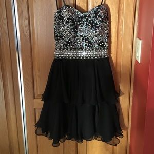 Fancy strapless dress