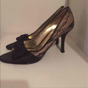 Black Lace Heel