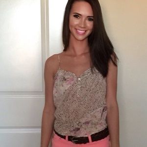 Floral tank top