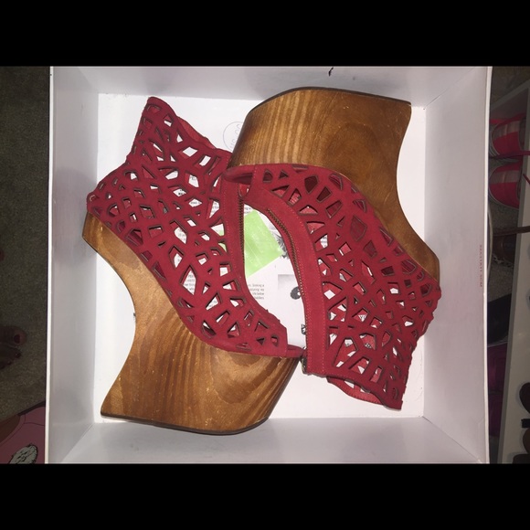 Jeffrey Campbell size 6M Candela Cutout Platforms - Picture 2 of 4