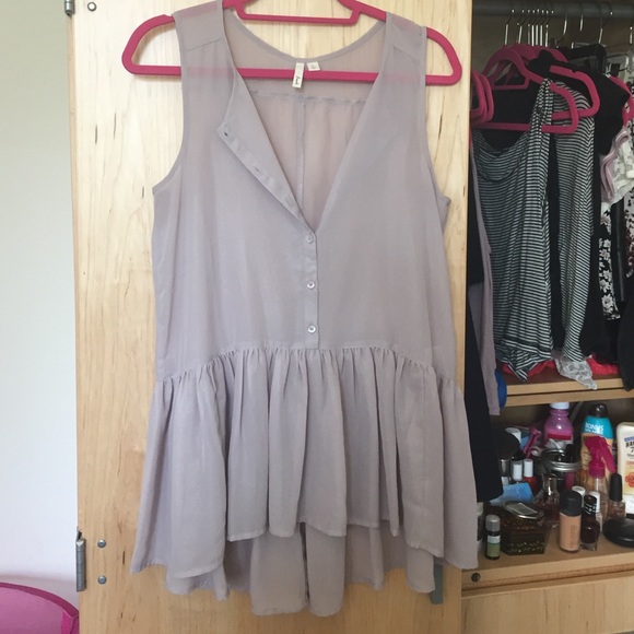 Nordstrom chiffon baby doll top