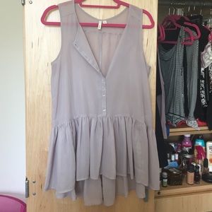 Nordstrom chiffon baby doll top