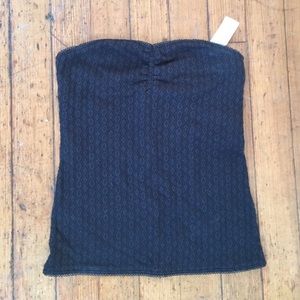 Aerie Black Girly Tube Top