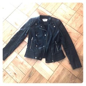Zara Faux Leather Jacket with padding