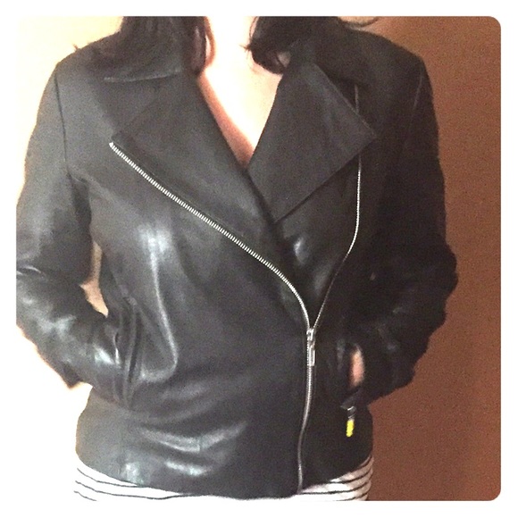 Nicole Miller leather jacket