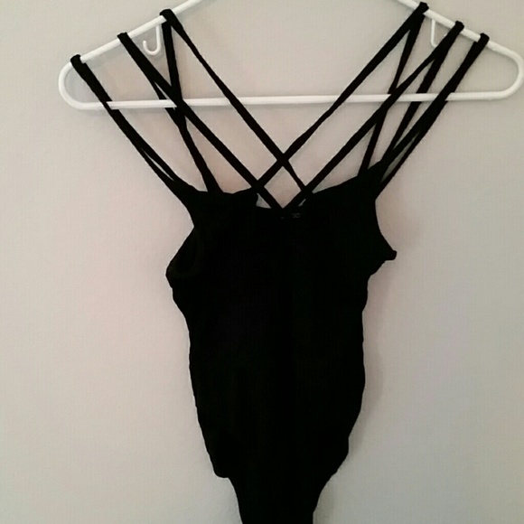 Boohoo strappy bodysuit
