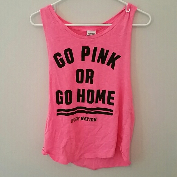 VS Pink Statement Muscle tank