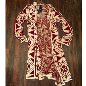 Long Cardigan with Hood