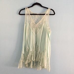 ☄FLOWY LACE FREE PEOPLE TANK☄
