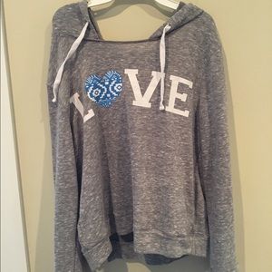 "Love" Grey Sweatshirt