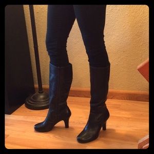 Sofft leather black boots