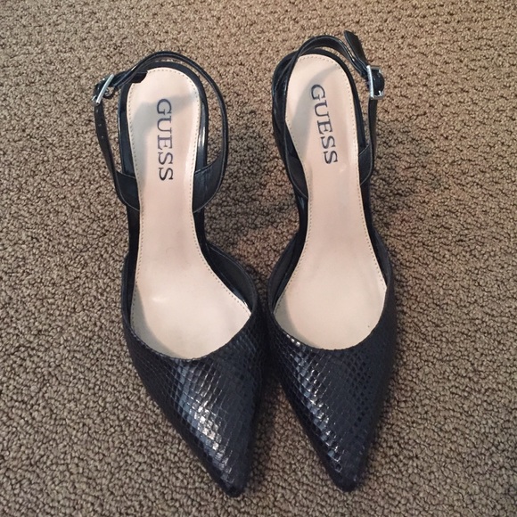 Guess sling back heels