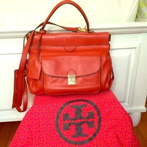 Sold! Tory Burch orange satchel