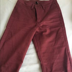 Maroon pants