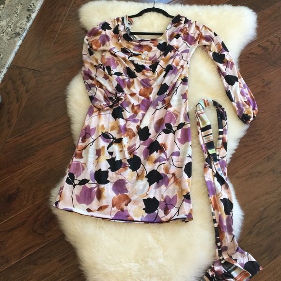 Missoni printed cowel neck dress with sash - Picture 2 of 3