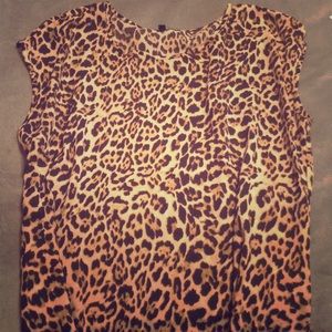 Short sleeve Cheetah print shirt