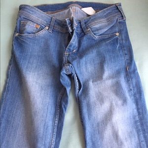 Light wash jeans
