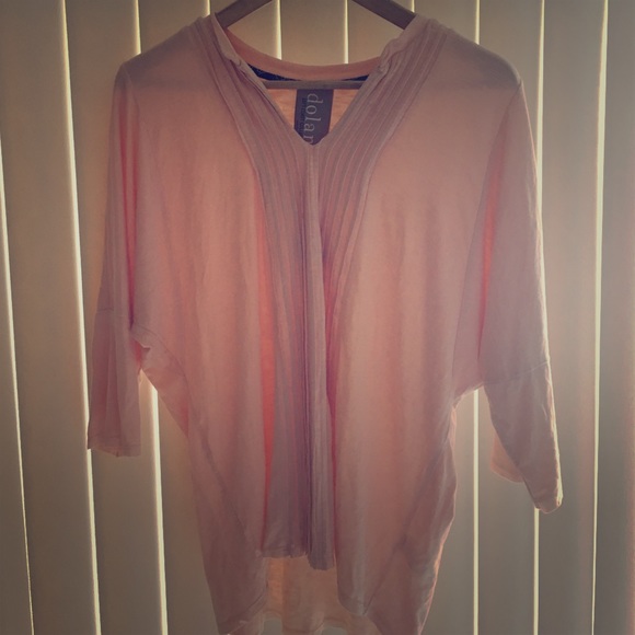 Baby pink anthropology dress shirt