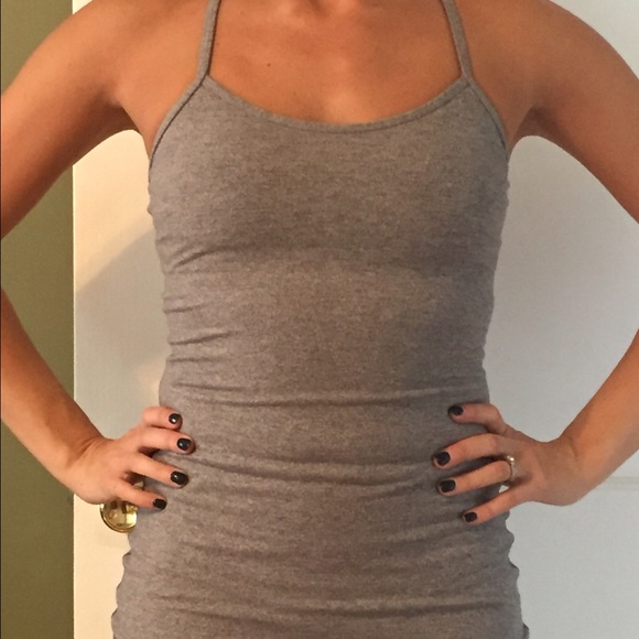 Lululemon Heathered Gray Power Y - Size 6