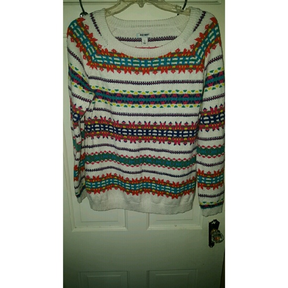 Old Navy pattern sweater