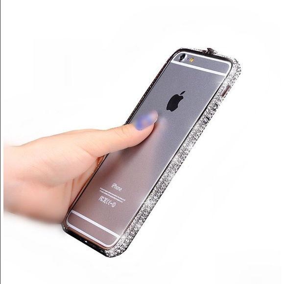 iPhone 6 Plus case. Rhinestone Crystal - Picture 4 of 4