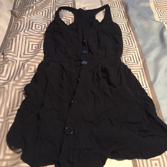 Black tank button up top