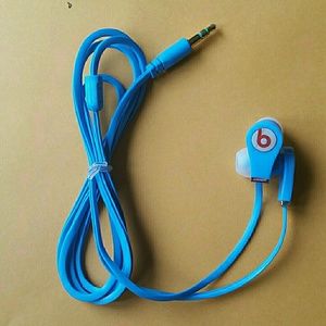 BLUE ear buds head phones