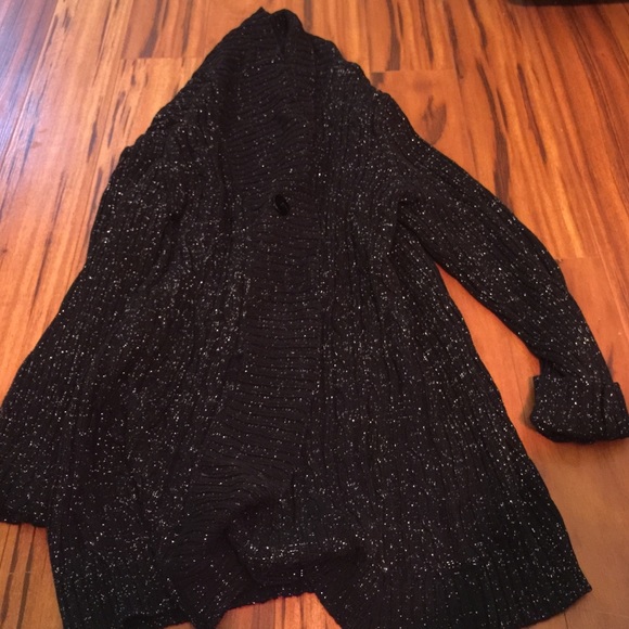 Black sparkling sweater