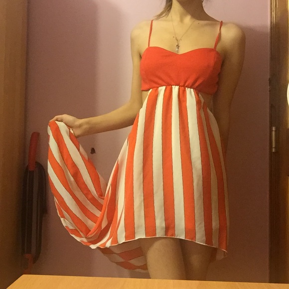 🔶SOLD🔶High-Lo Open Back Dress - Picture 2 of 3