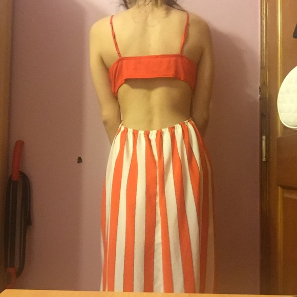 🔶SOLD🔶High-Lo Open Back Dress - Picture 3 of 3