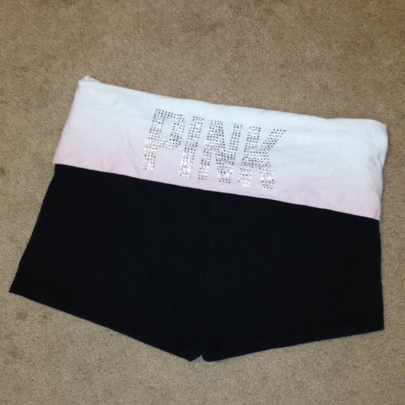 PINK yoga shorts