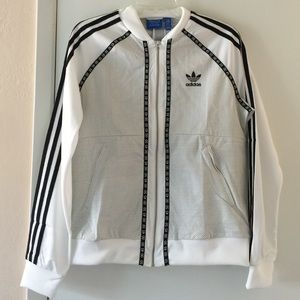Adidas Topshop Ltd Edition Leather Track Jacket M