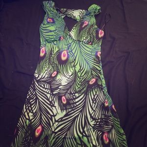 Peacock dress