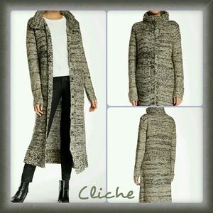 Tweed Sweater Coat