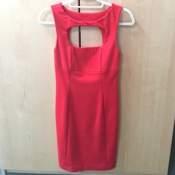 Catherine Malandrino Red Cutout Cocktail Dress