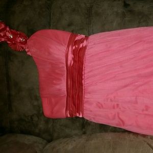 A sequin hearts prom dress