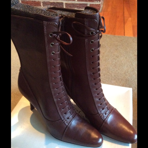 FINAL PRICE Franco Sarto Brown Leather Boots