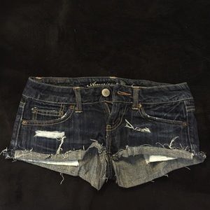 American Eagle Jean Ripped Shorts