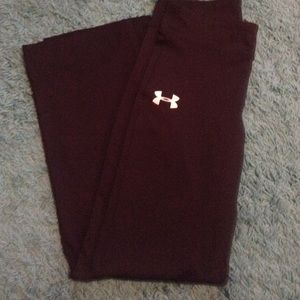 Black under armer sweat pants