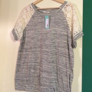 Polli Lace Detail Knit Top