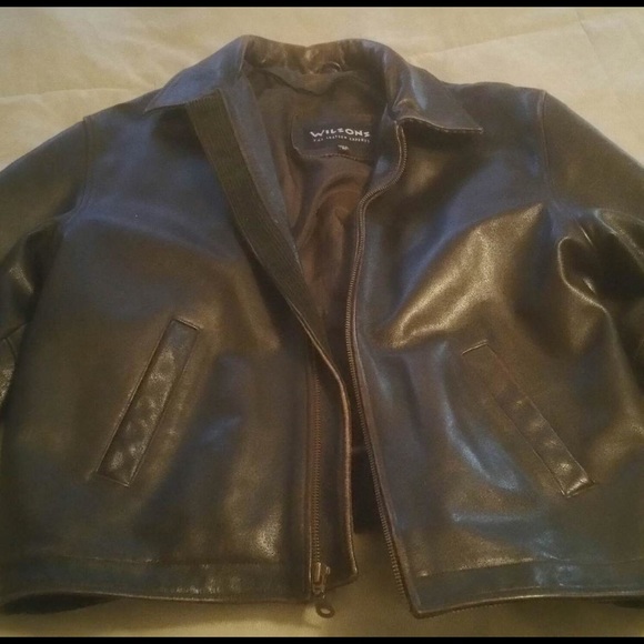 Men's leather coat