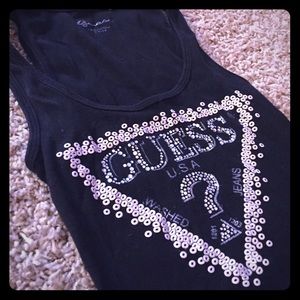 Women's Guess? XS Logo Tee