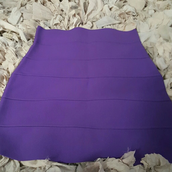 Purple BCBG bandage skirt - SOLD! - Picture 2 of 3