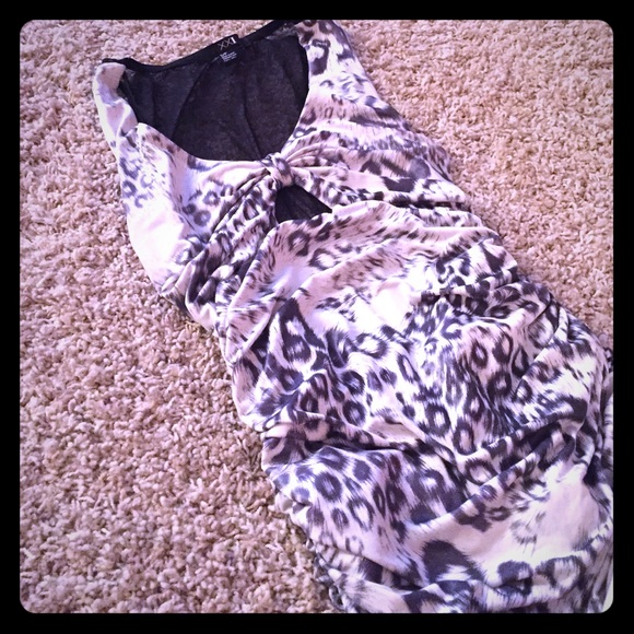 Forever 21 Small Leopard Mini Dress